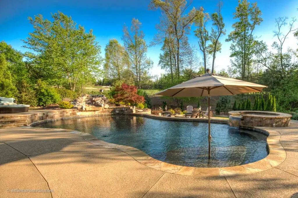 Freeform Natural Pool by Atlantis Pools and Spas