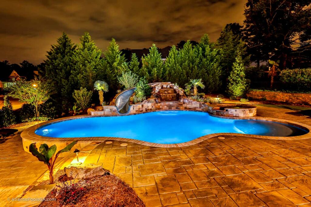 Freeform Natural Pool by Atlantis Pools and Spas
