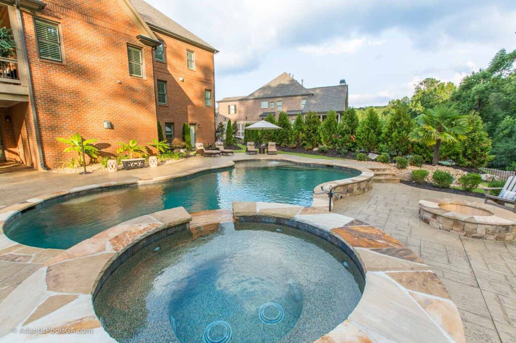 Freeform Natural Pool by Atlantis Pools and Spas