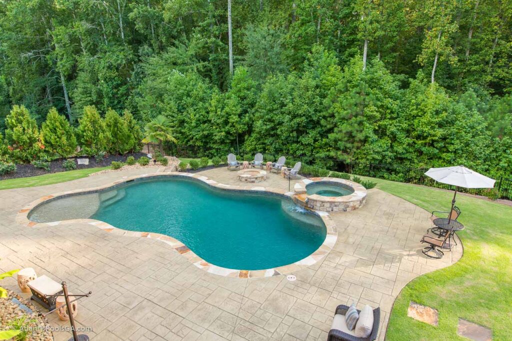 Freeform Natural Pool by Atlantis Pools and Spas