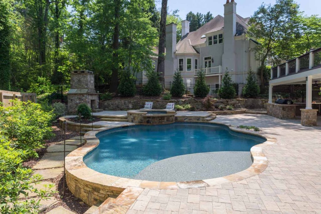 Pool Decking by Atlantis Pools and Spas