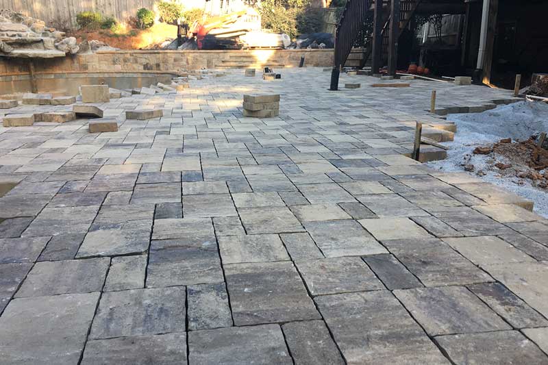 Deck Construction by Atlantis Pools and Spas